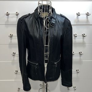 Michael by Michael Kors leather jacket, size s